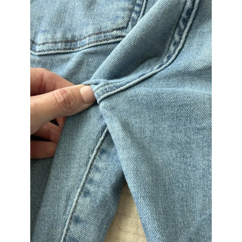 Madewell Mid-Rise Kick Out Jeans Womens 32 Blue Kick Flare‎ Stretch